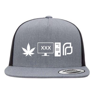 Pot Porn Planned Parenthood  Pot Leaf Funny Political Gift For Flat Bill Trucker Hat