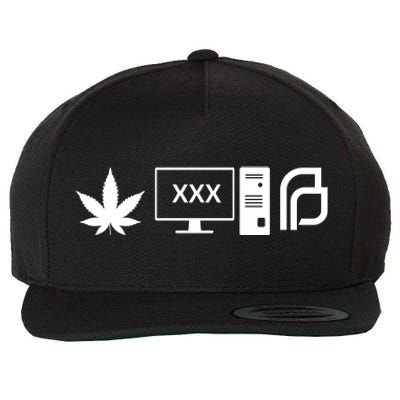 Pot Porn Planned Parenthood  Pot Leaf Funny Political Gift For Wool Snapback Cap