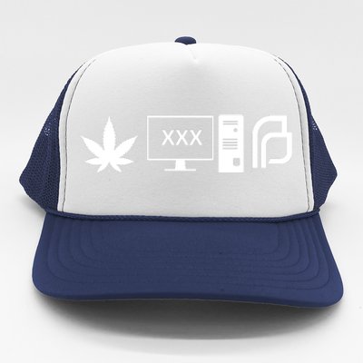 Pot Porn Planned Parenthood  Pot Leaf Funny Political Gift For Trucker Hat