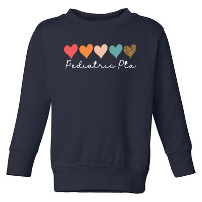 Pediatric PTA Physical Therapy Therapist Assistant Rainbow Toddler Sweatshirt