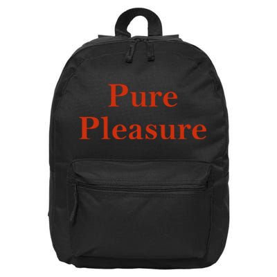 Pure Pleasure 16 in Basic Backpack