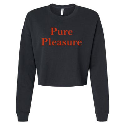 Pure Pleasure Cropped Pullover Crew