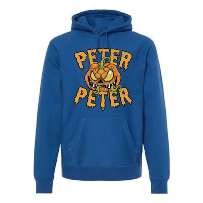 Peter Peter Pumpkin Eater Halloween Gift Premium Hoodie