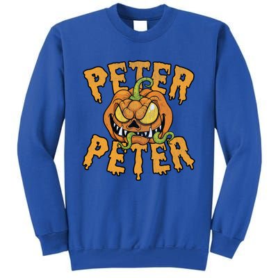 Peter Peter Pumpkin Eater Halloween Gift Tall Sweatshirt