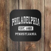 Philadelphia Pennsylvania Pa Vintage Established Sports Coaster