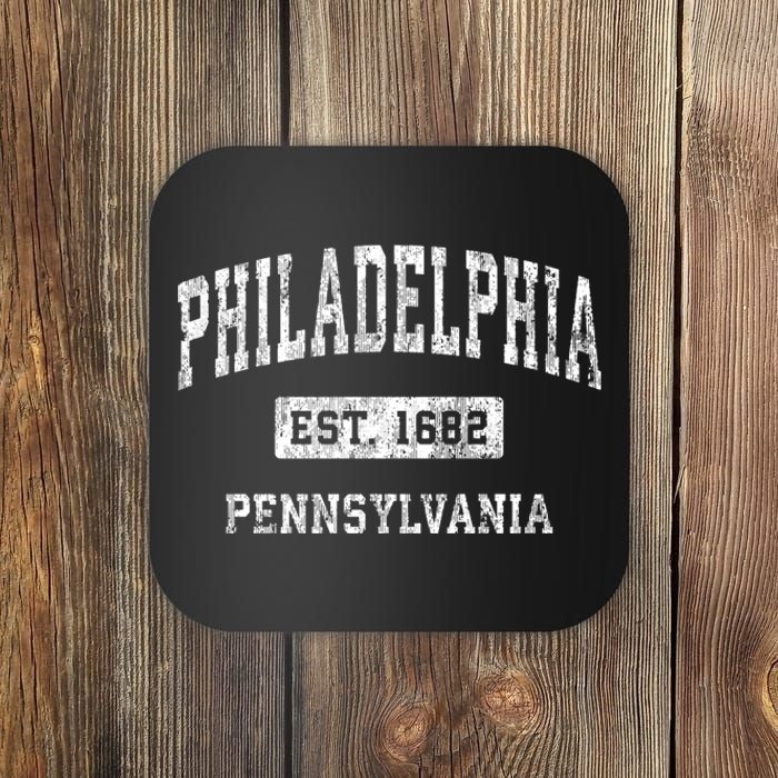 Philadelphia Pennsylvania Pa Vintage Established Sports Coaster