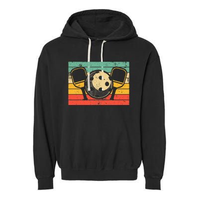 Pickleball Player Garment-Dyed Fleece Hoodie