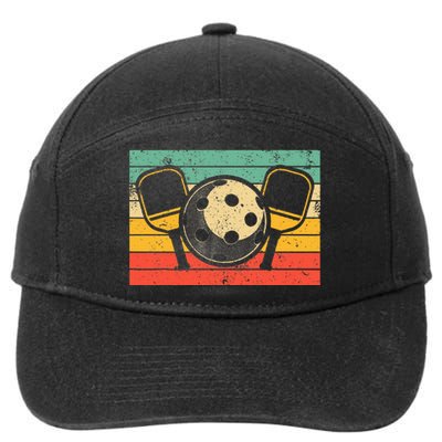 Pickleball Player 7-Panel Snapback Hat