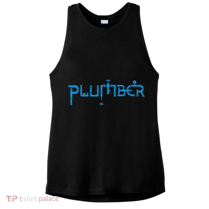 Plumbing Plumber Ladies PosiCharge Tri-Blend Wicking Tank