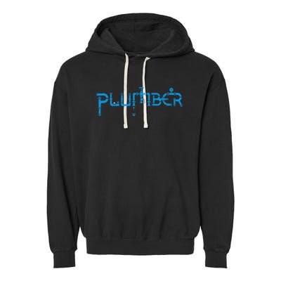 Plumbing Plumber Garment-Dyed Fleece Hoodie