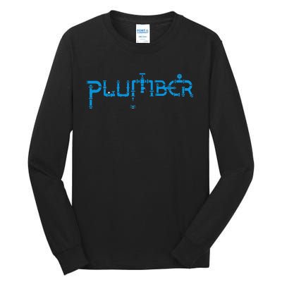 Plumbing Plumber Tall Long Sleeve T-Shirt