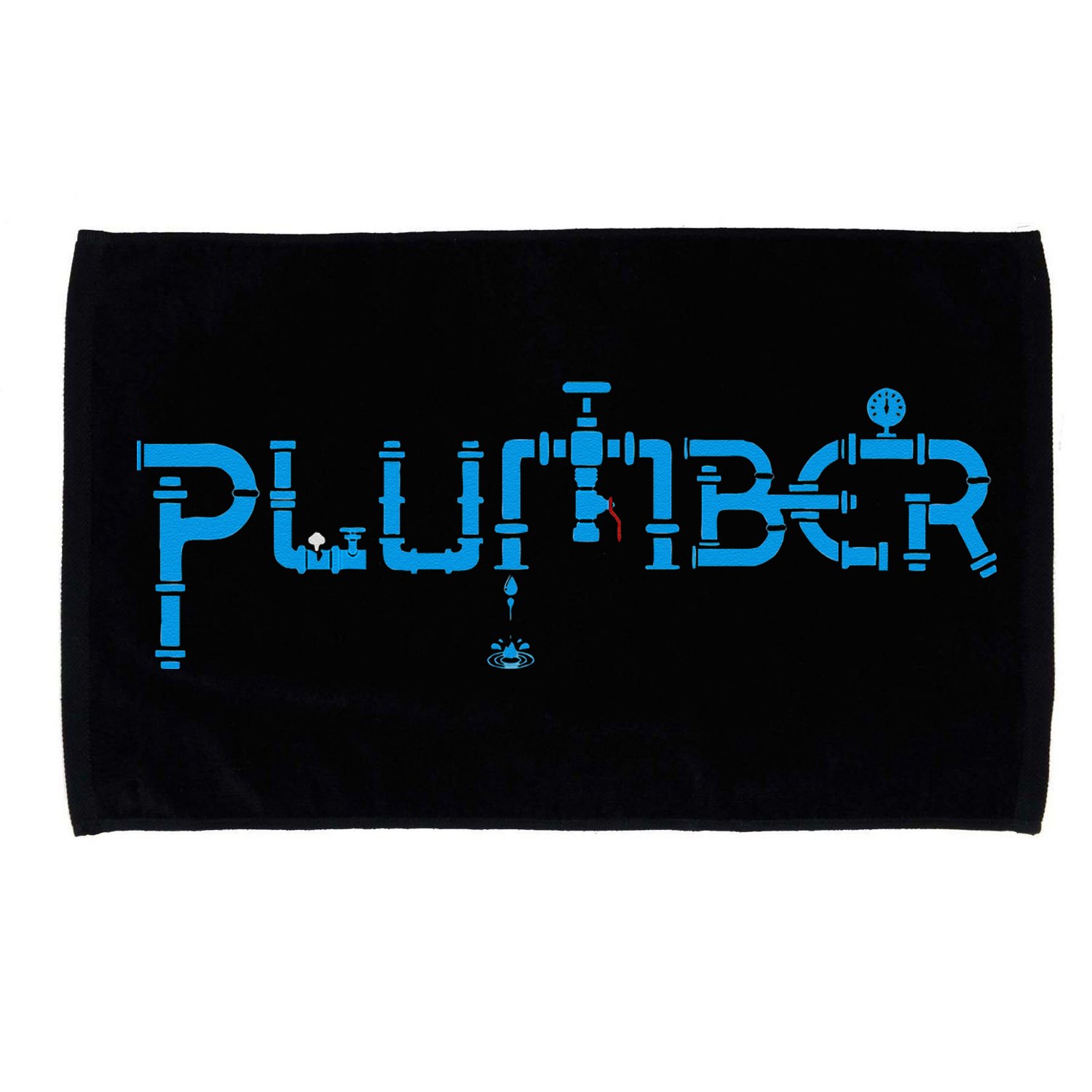Plumbing Plumber Microfiber Hand Towel