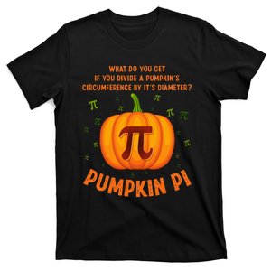 Pumpkin Pie Pi Math Teacher Funny Halloween Adult T-Shirt