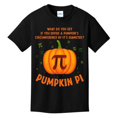 Pumpkin Pie Pi Math Teacher Funny Halloween Adult Kids T-Shirt