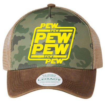 Pew Pew Pew Pew Legacy Tie Dye Trucker Hat