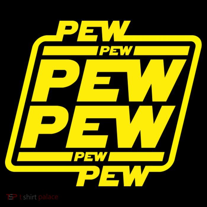 Pew Pew Pew Pew 7-Panel Snapback Hat