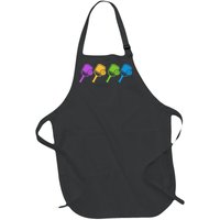 Pickleball Player Paddleball Sport And Pickleball Full-Length Apron With Pockets