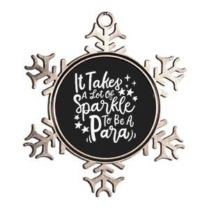 Para Paraprofessional Metallic Star Ornament