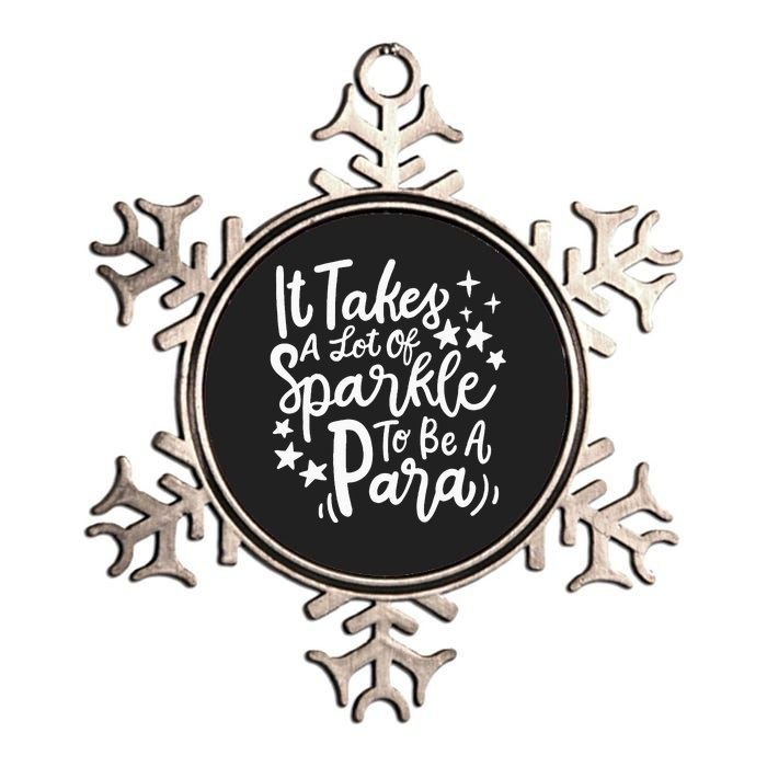 Para Paraprofessional Metallic Star Ornament