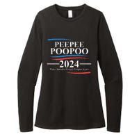 Pee Pee Poo Poo 2024 Peepee Poopoo Meme Womens CVC Long Sleeve Shirt