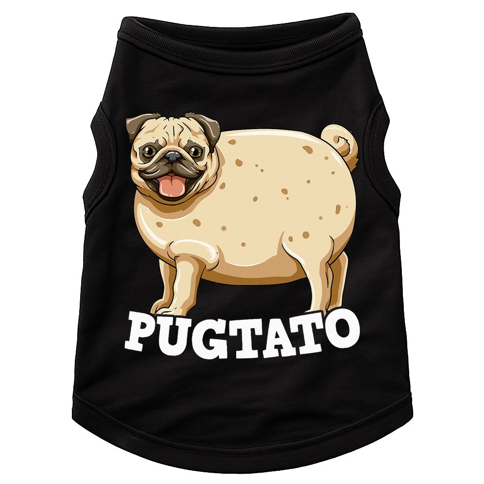 Pugtato Pug Potato Pug Lovers Doggie Tank