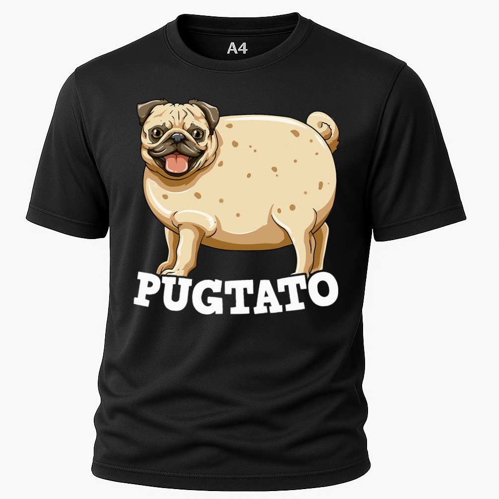 Pugtato Pug Potato Pug Lovers Cooling Performance Crew T-Shirt