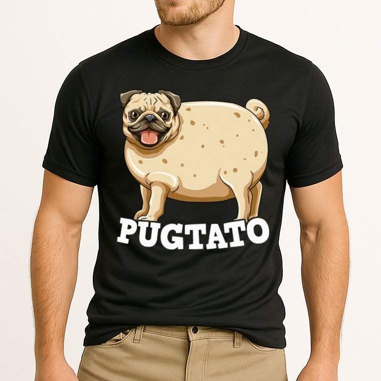 Pugtato Pug Potato Pug Lovers Cooling Performance Crew T-Shirt