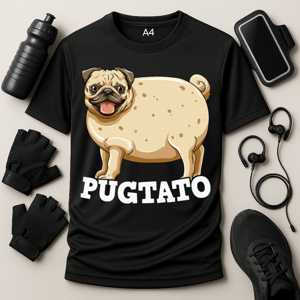Pugtato Pug Potato Pug Lovers Cooling Performance Crew T-Shirt