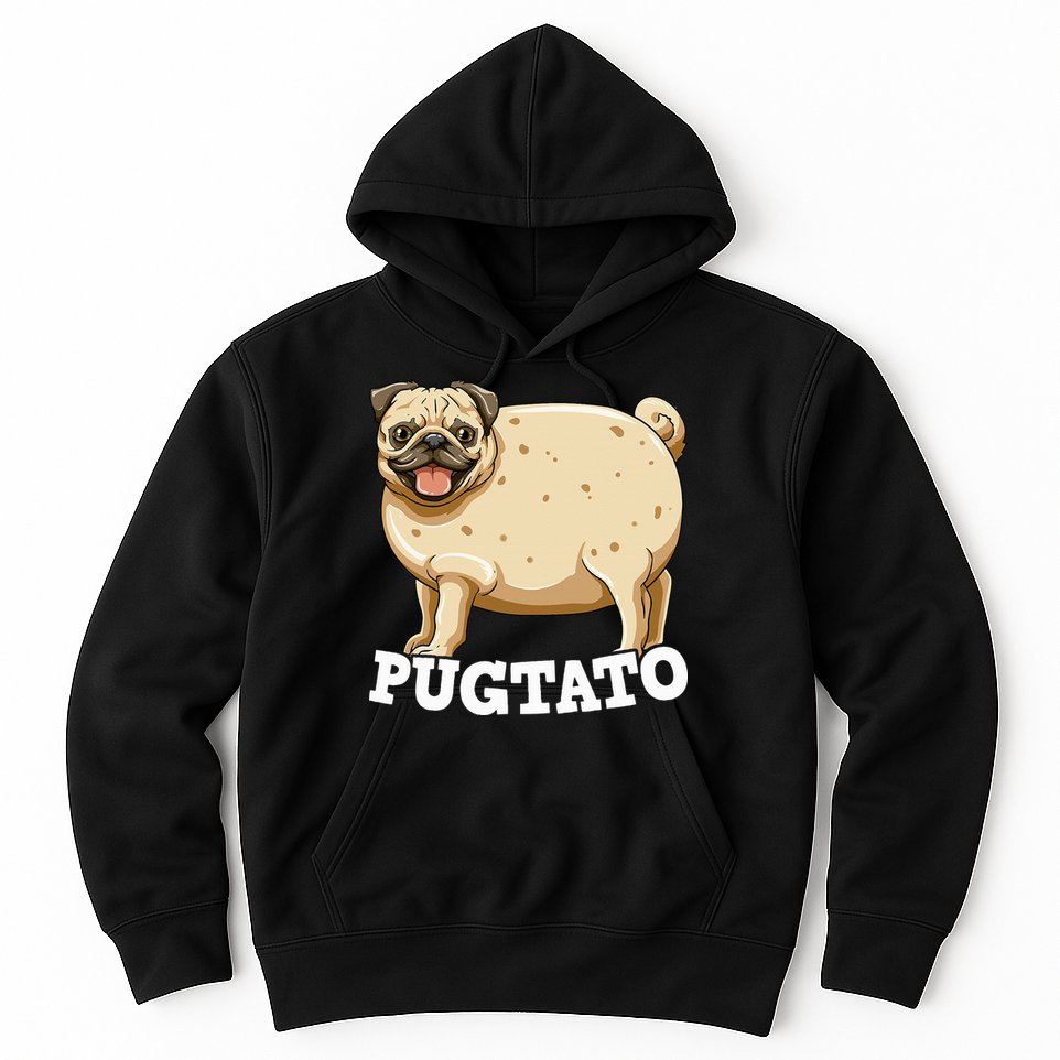 Pugtato Pug Potato Pug Lovers Hoodie