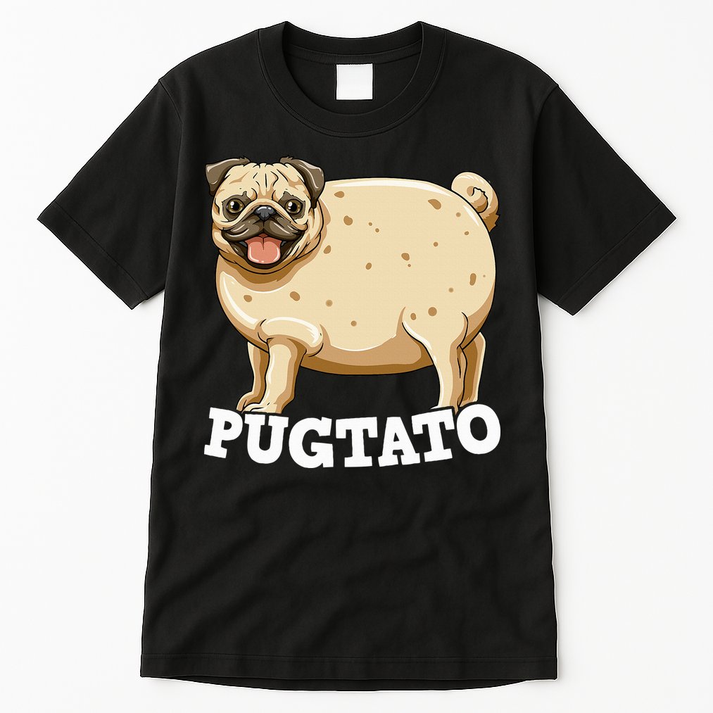 Pugtato Pug Potato Pug Lovers Tall T-Shirt