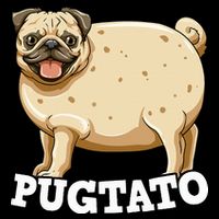Pugtato Pug Potato Pug Lovers Backpack