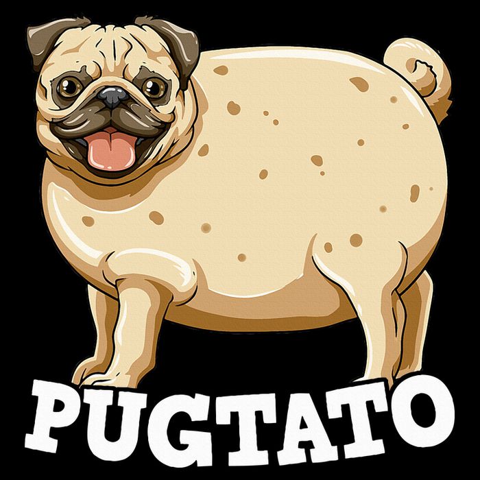 Pugtato Pug Potato Pug Lovers Backpack