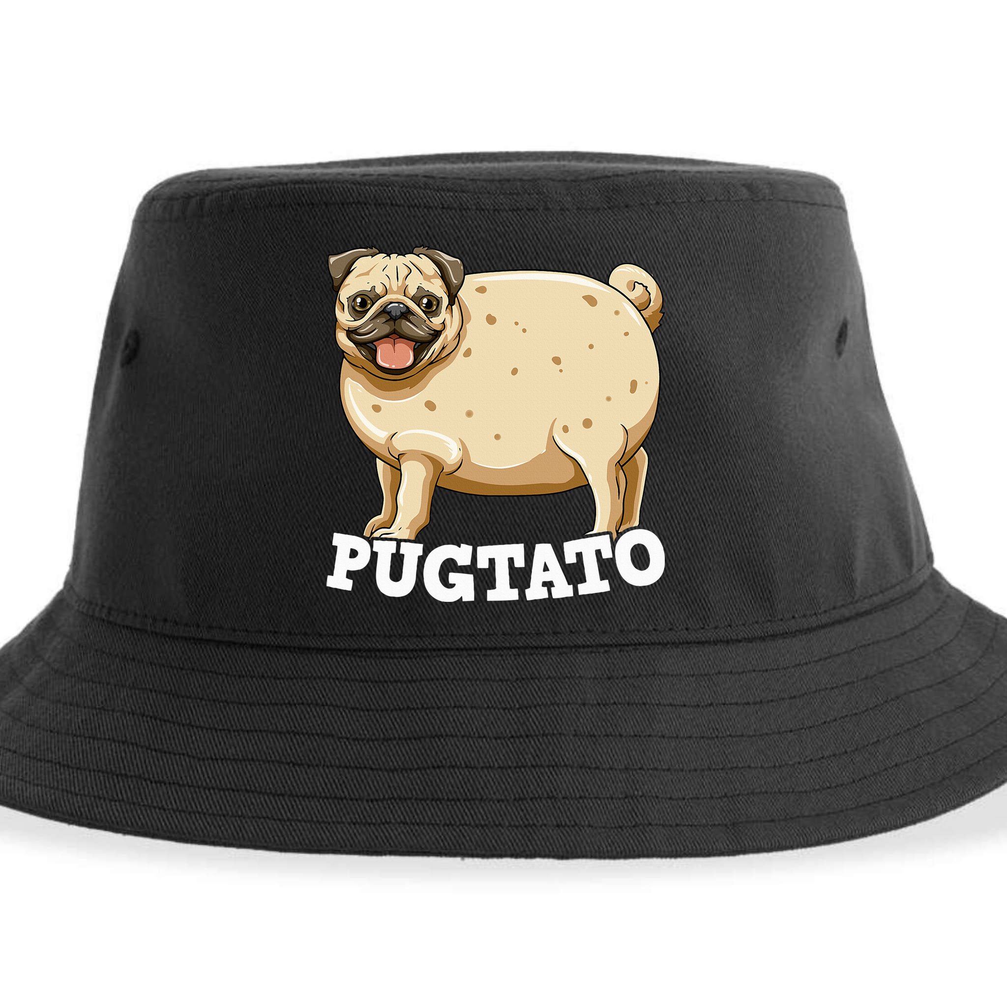 Pugtato Pug Potato Pug Lovers Sustainable Bucket Hat