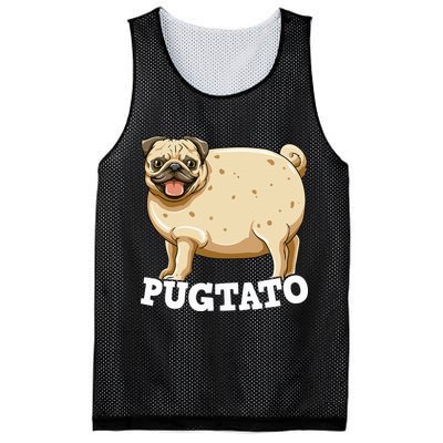 Pugtato Pug Potato Pug Lovers Mesh Reversible Basketball Jersey Tank