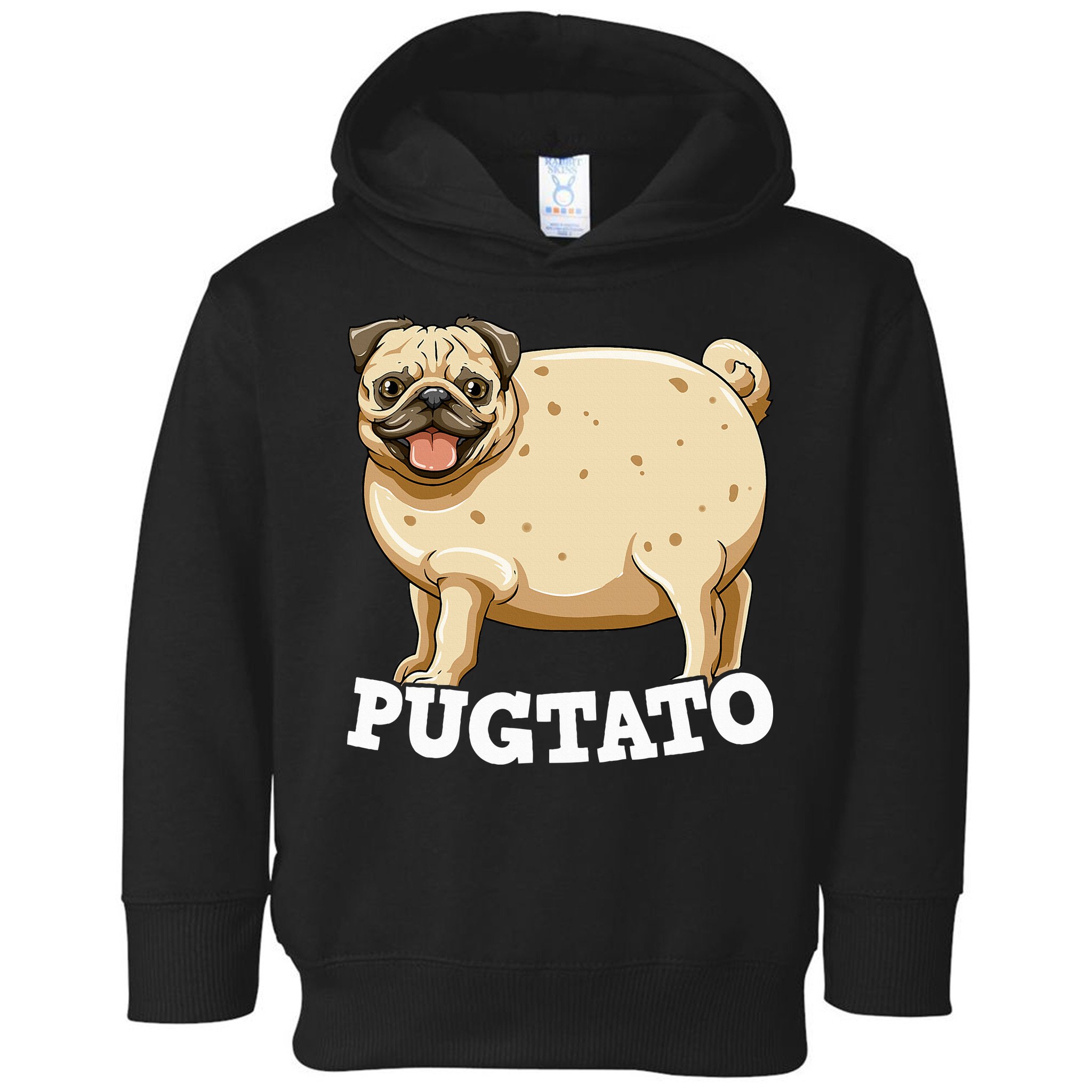 Pugtato Pug Potato Pug Lovers Toddler Hoodie
