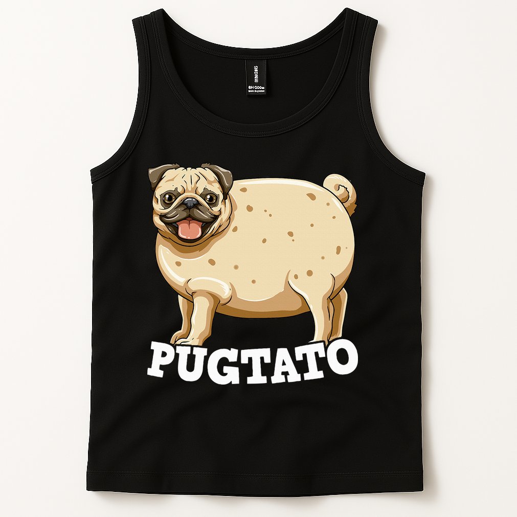 Pugtato Pug Potato Pug Lovers Tank Top