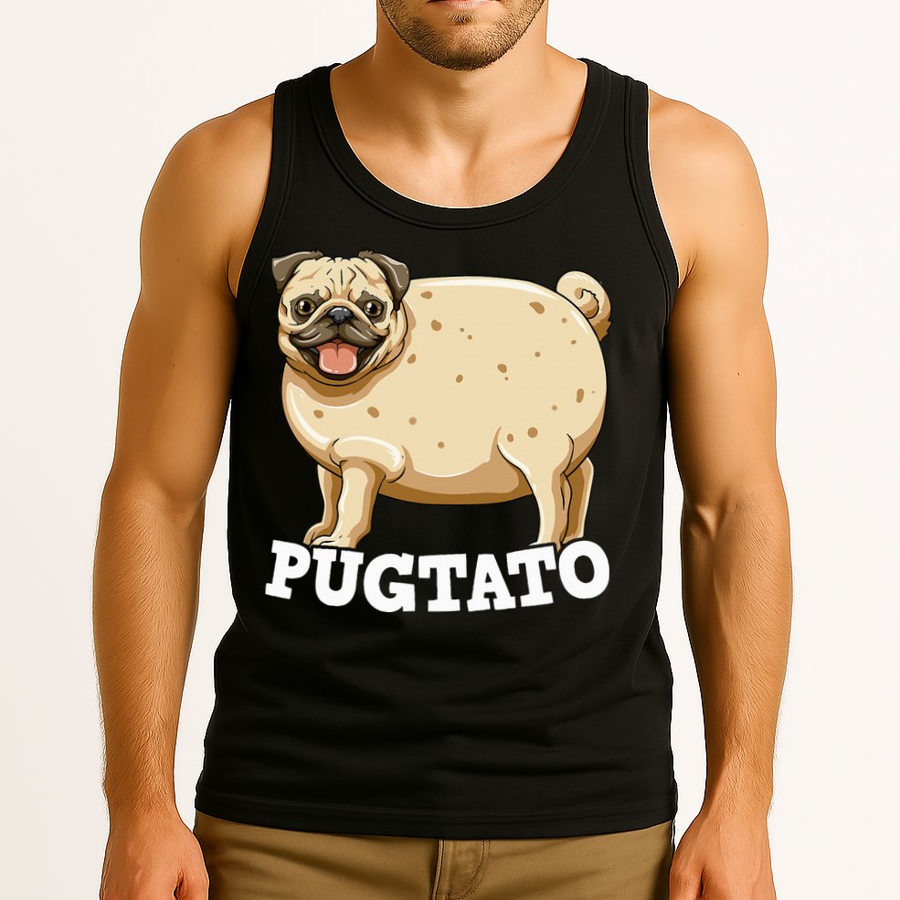 Pugtato Pug Potato Pug Lovers Tank Top