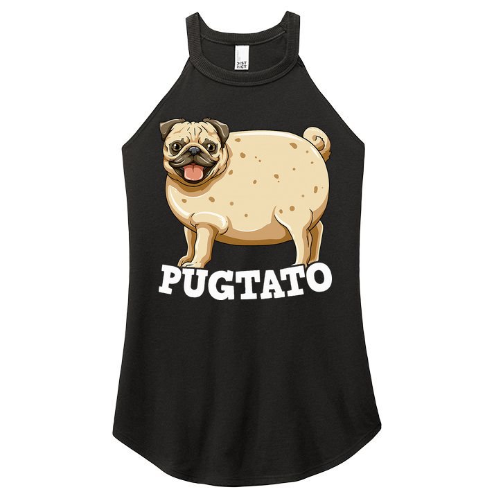 Pugtato Pug Potato Pug Lovers Women's Perfect Tri Rocker Tank