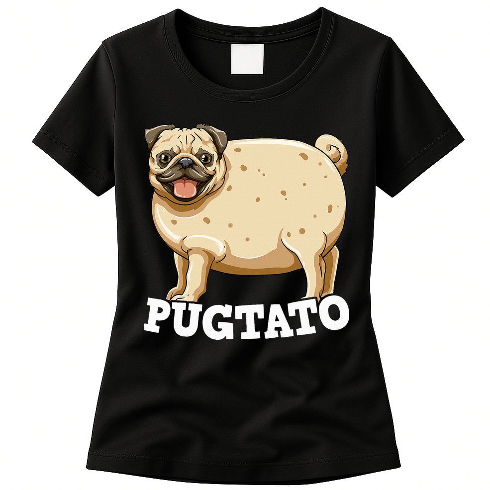Pugtato Pug Potato Pug Lovers Womens T-Shirt