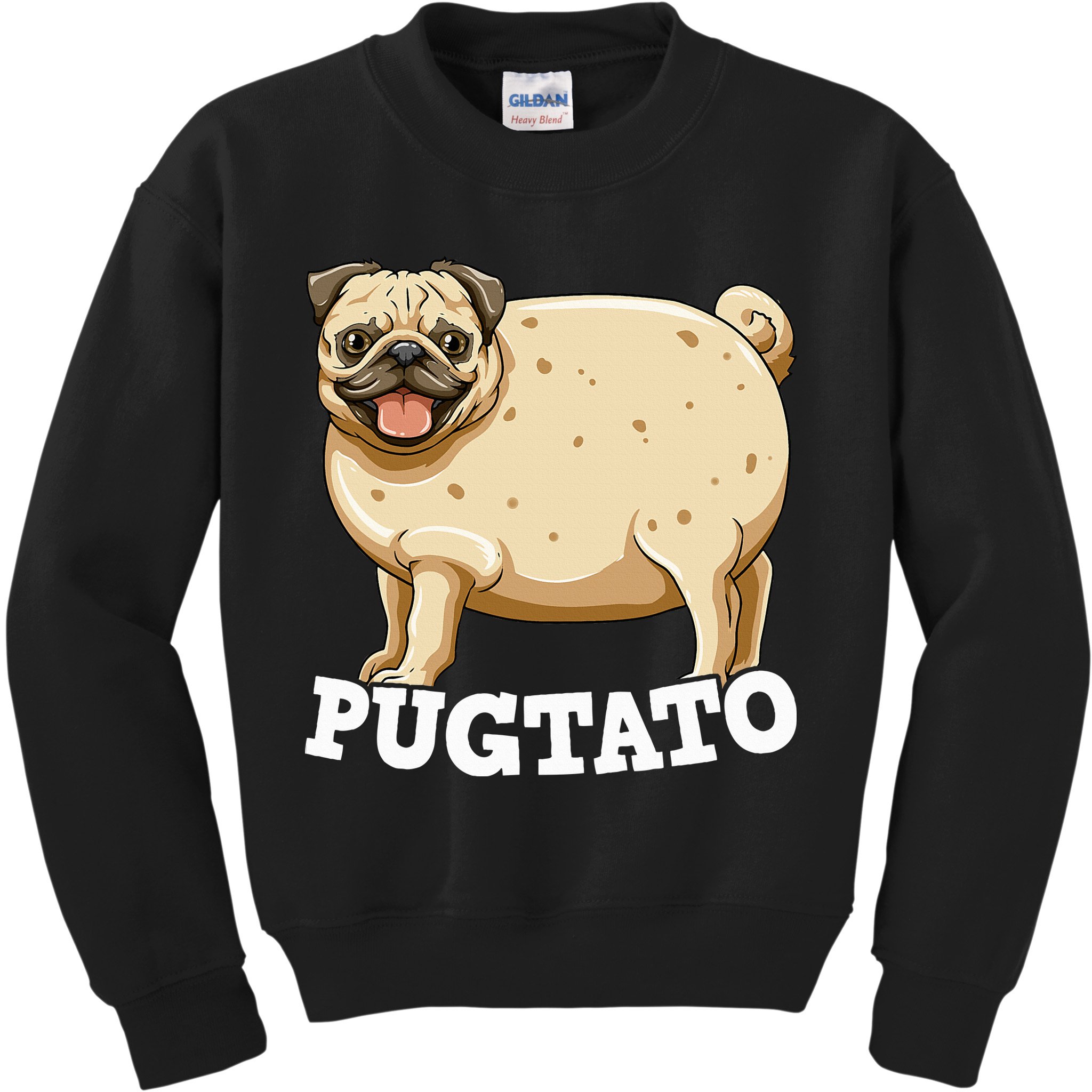 Pugtato Pug Potato Pug Lovers Kids Sweatshirt