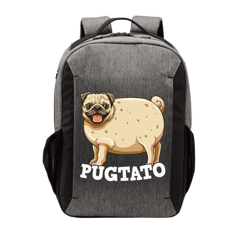 Pugtato Pug Potato Pug Lovers Vector Backpack