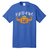 PumpKing Pumpkin Pun Halloween Costume Gym Weightlifting Tall T-Shirt