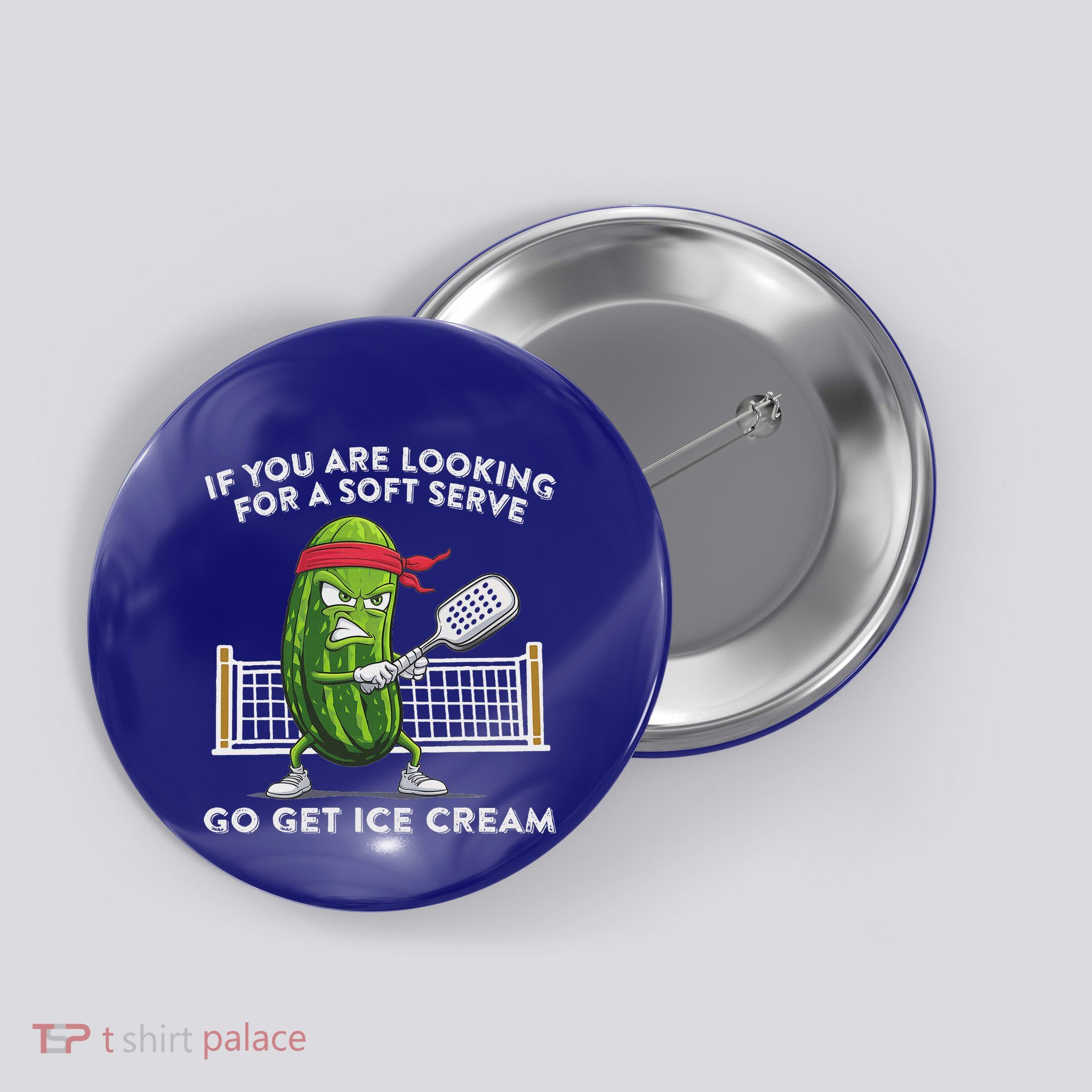 Pickleball Player Button