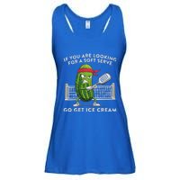 Pickleball Player Ladies Essential Flowy Tank