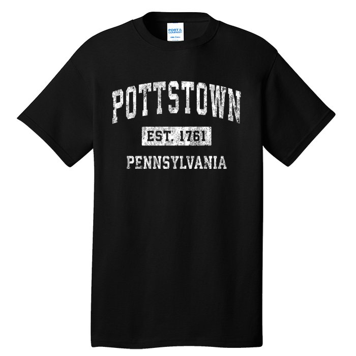 Pottstown Pennsylvania Pa Vintage Sports Tall T-Shirt