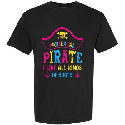 Pansexual Pride Pirate Lgbtq Month Pans Flag Colors Garment-Dyed Heavyweight T-Shirt