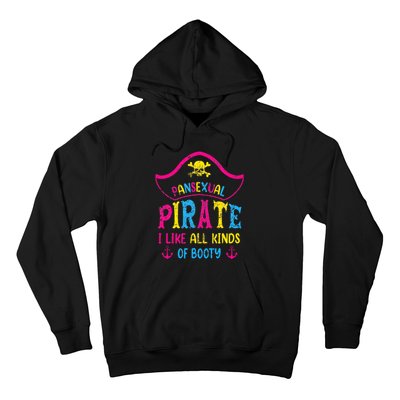 Pansexual Pride Pirate Lgbtq Month Pans Flag Colors Hoodie