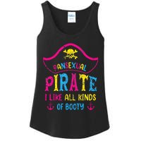 Pansexual Pride Pirate Lgbtq Month Pans Flag Colors Ladies Essential Tank