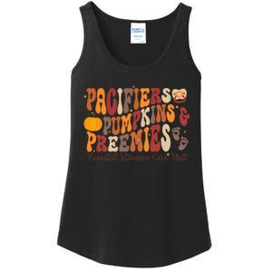 Pacifiers Pumpkins Preemies Thanksgiving Nicu Nurse Ladies Essential Tank