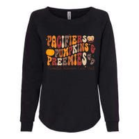 Pacifiers Pumpkins Preemies Thanksgiving Nicu Nurse Womens California Wash Sweatshirt